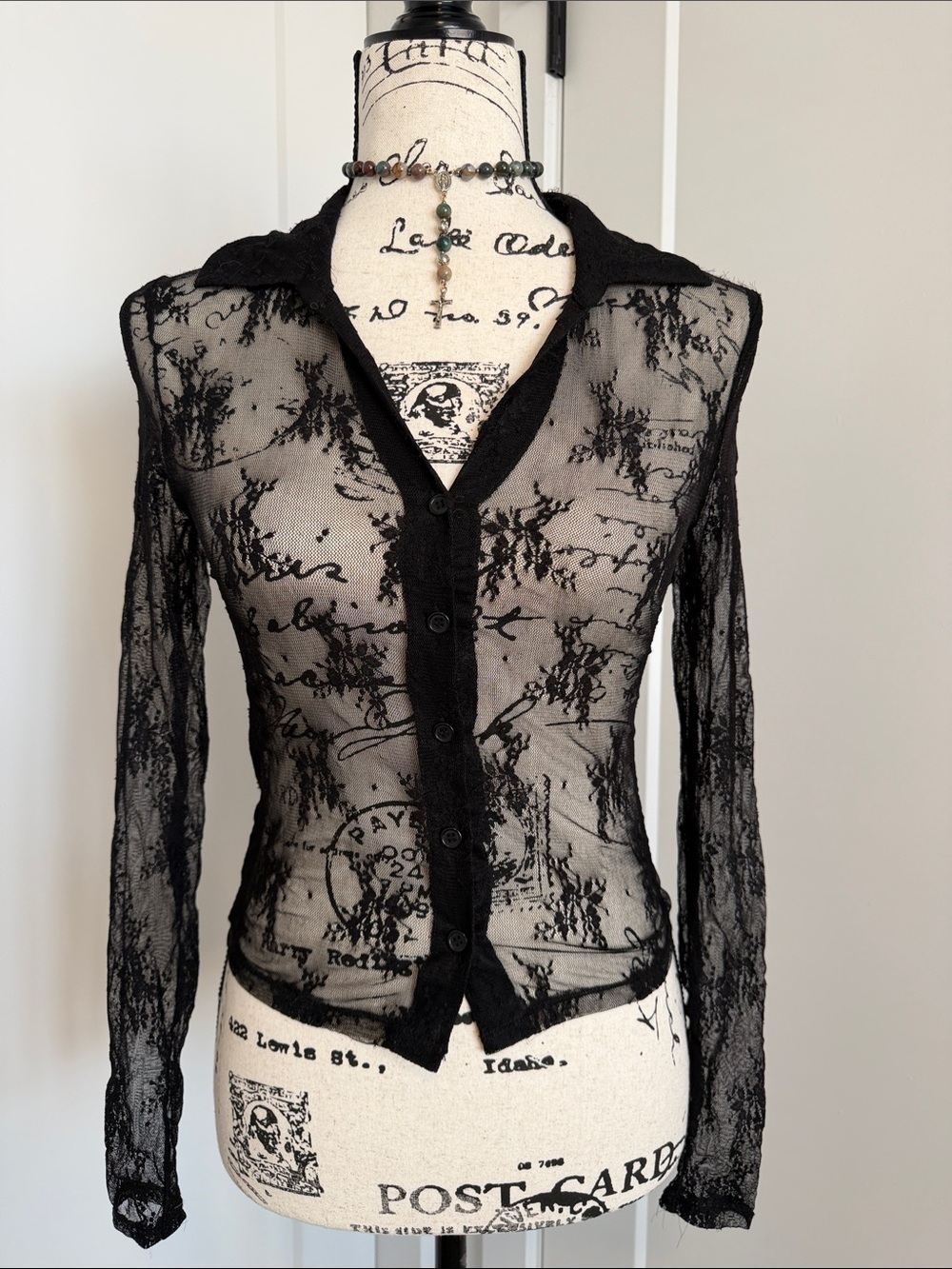 Sheer Vintage Top
